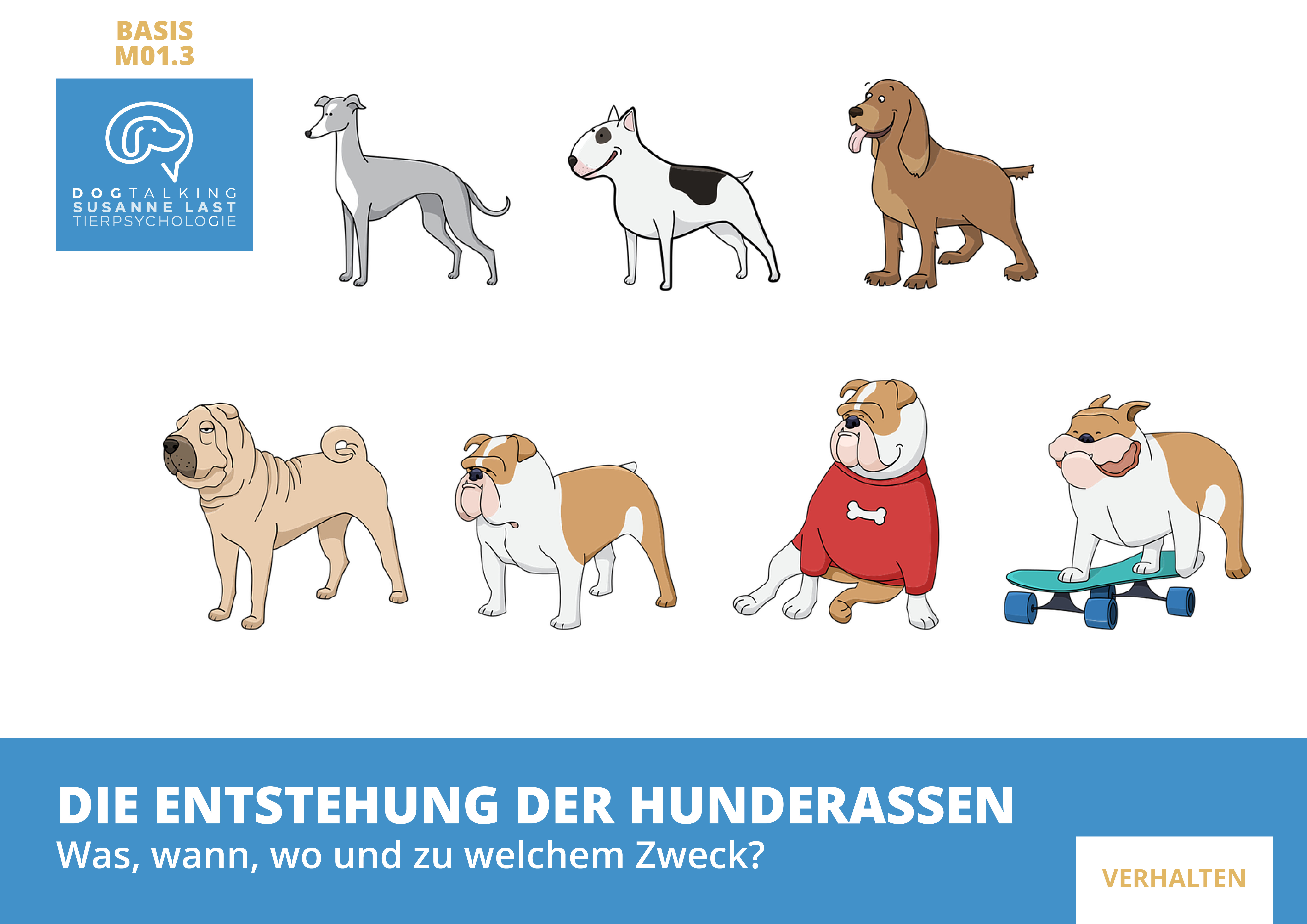 M01.3 Die Entstehung der Hunderassen - Was, wann, wo und zu welchem Zweck?