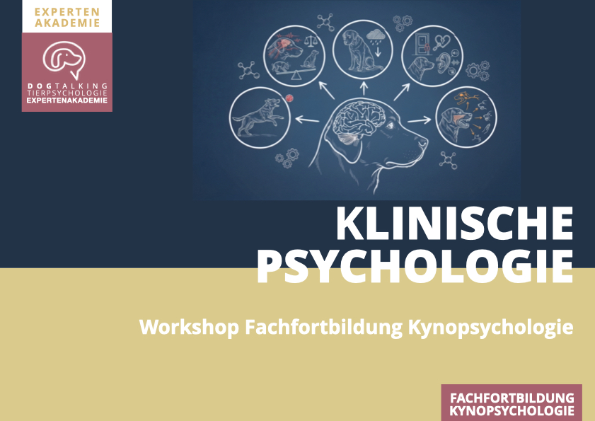 17./18.07.2027 Klinische Psychologie des Hundes - Workshop